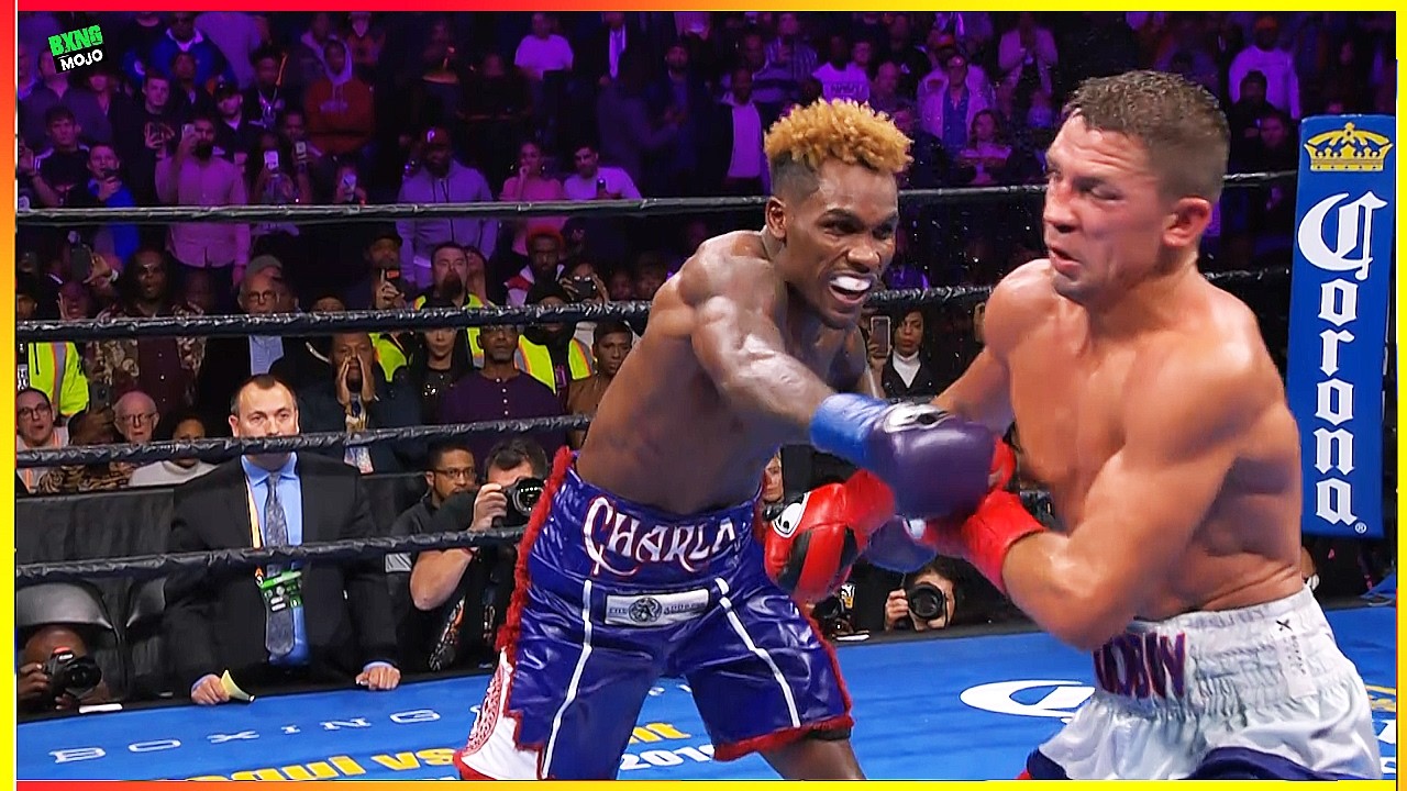 Jermall Charlo (USA) vs Matvey Korobov (USA) - Boxing Highlights HD background