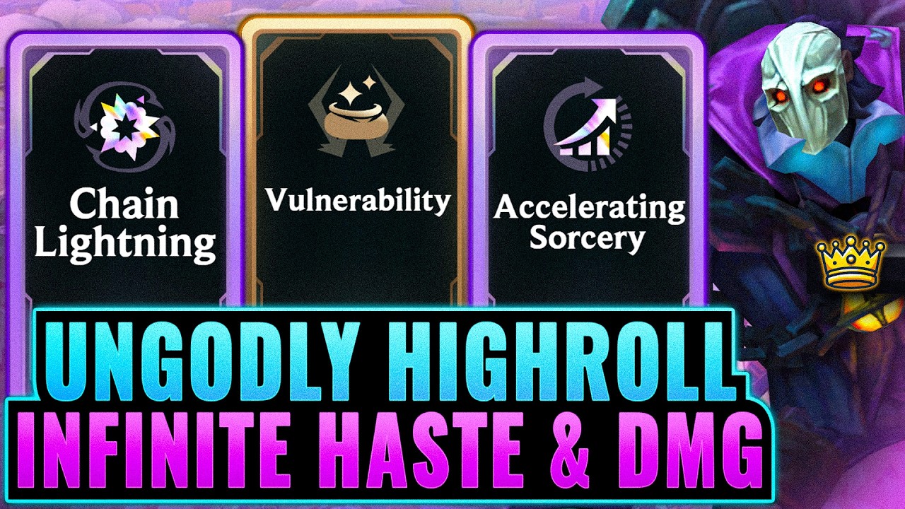 Ungodly Infinite Haste Highroll: Locking Enemies in w/ Chain Ghoul Barrage | League Arena Gameplay