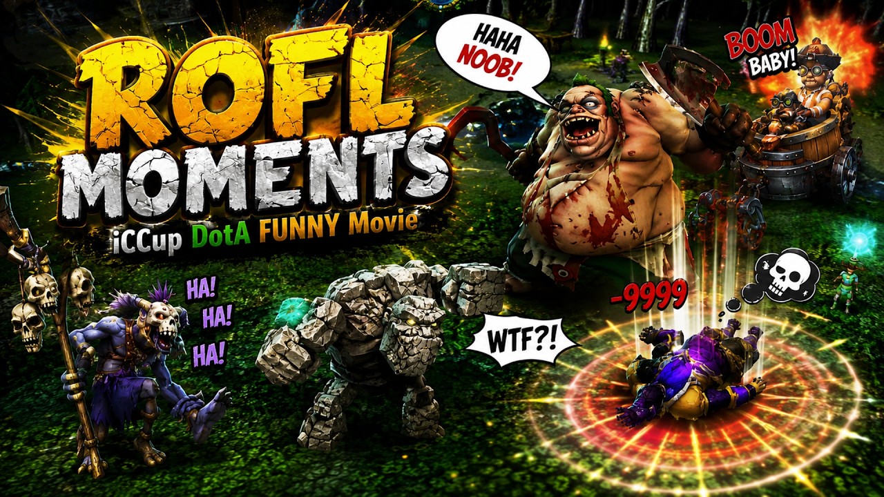 iCCup DotA FUNNY Movie 🎬 | ROFL Moments 🔥