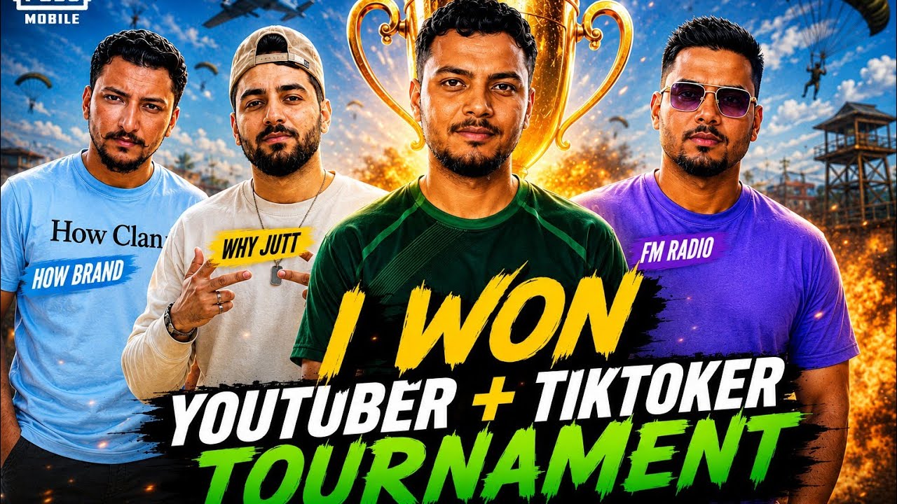 I Won YouTubers + Tiktokers Tournament Again