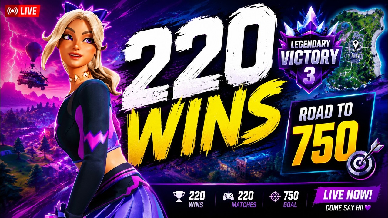 🔴 LIVE: Road To 750 Wins Continues ⚡ (230 Wins)