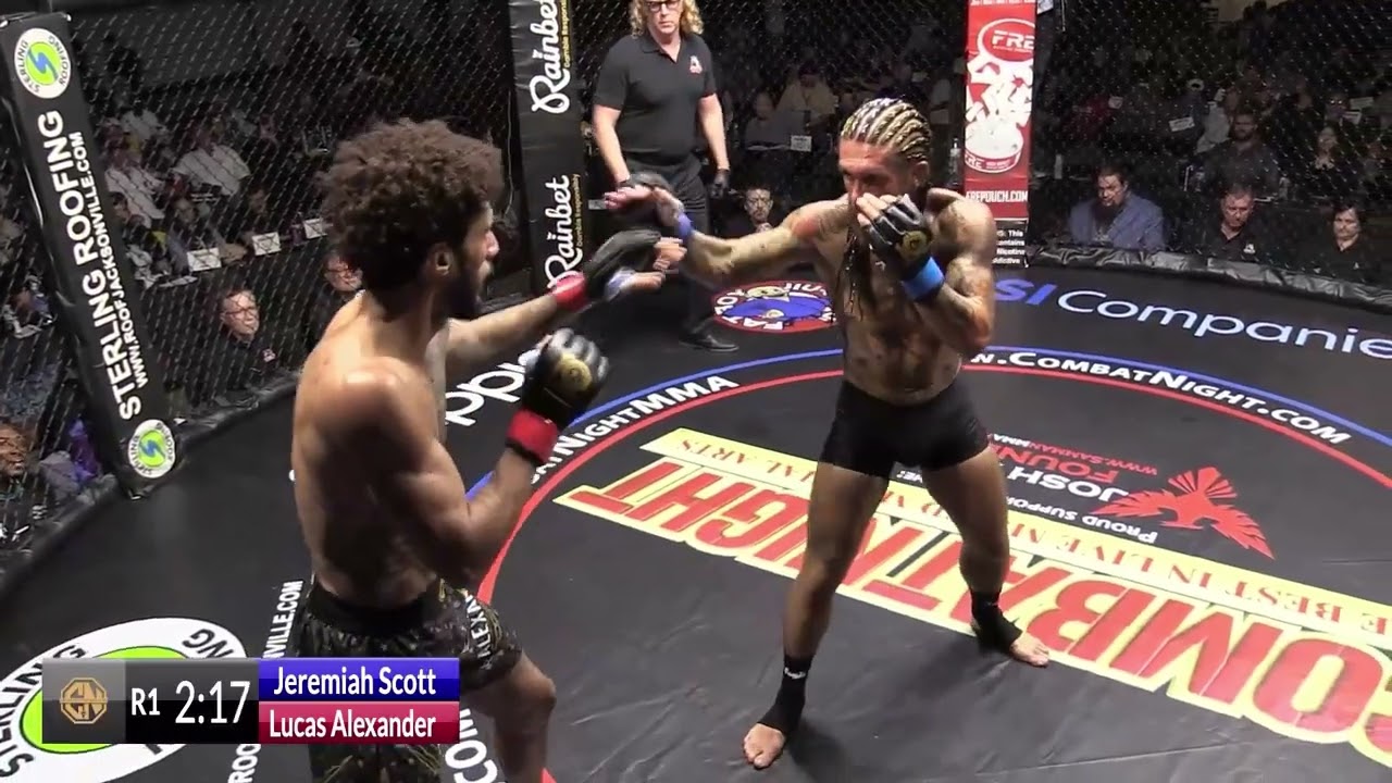 Lucas Alexander vs. Jeremiah Scott - Combat Night Jacksonville background