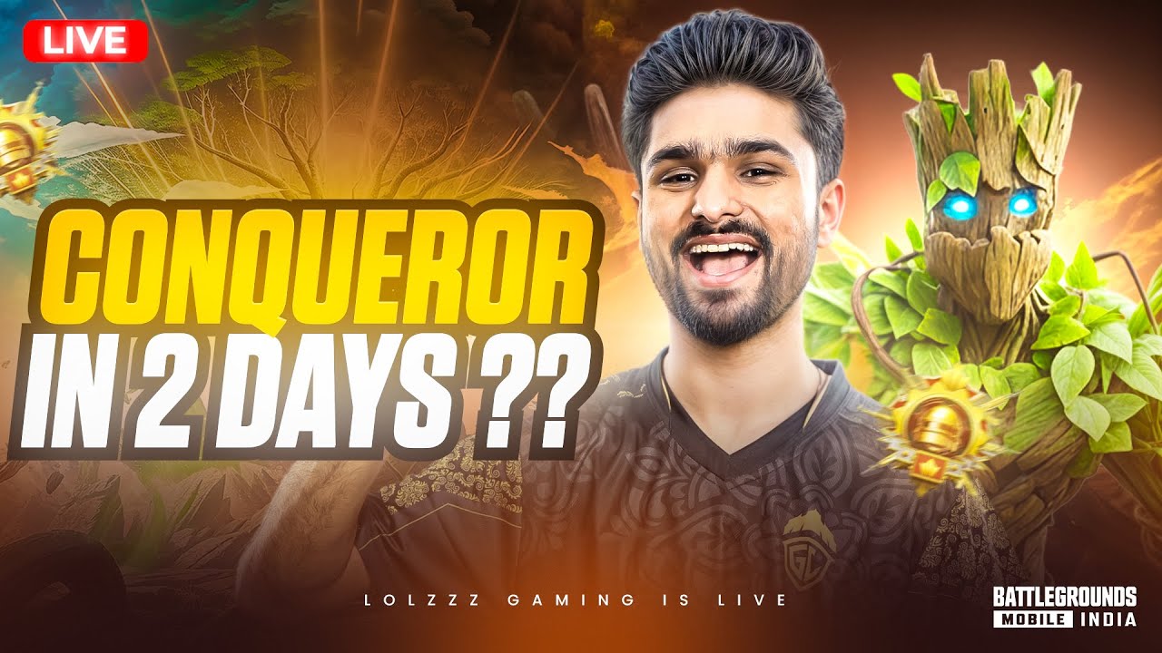 CONQUEROR IN 2 DAYS POSSIBLE? | RANK PUSH OR WHAT | BGMI LIVE