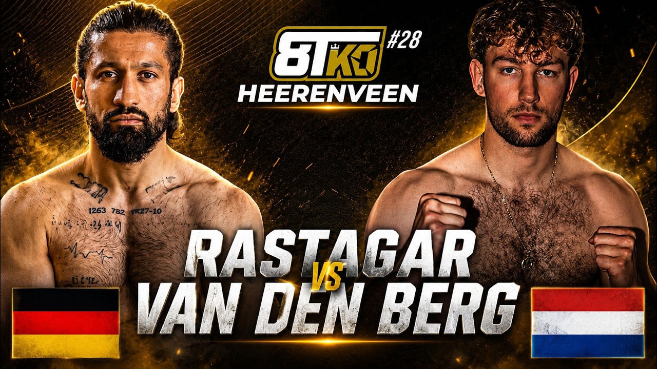 HUGE KO!!! MUSTAFA RASTAGAR VS PIET VAN DEN BERG background