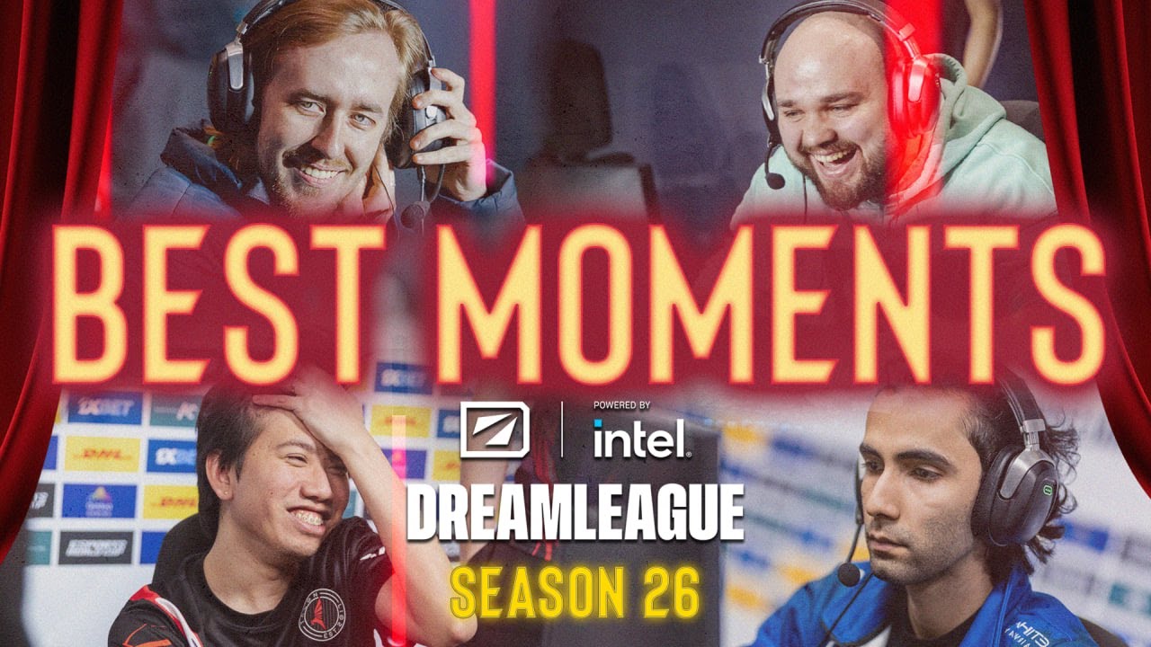 BEST MOMENTS of DreamLeague Season 26 | DOTA2 backdrop