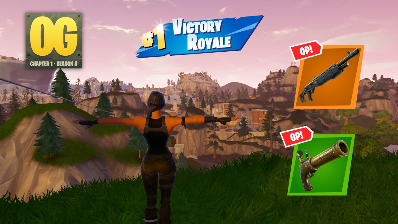 20 Kill Fortnite Solos "FORTNITE OG" | High Kill Fortnite OG Season 8 Gameplay (OG GRAPHICS)