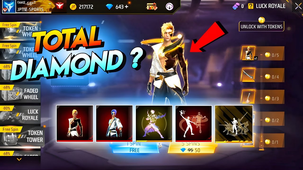 New Evo Bundle Total Diamond 😮💥| free fire new event | ff new event | new event free fire