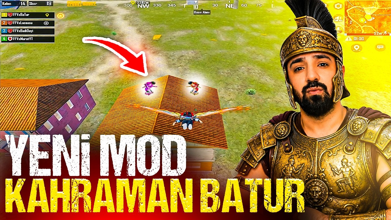 KAHRAMAN BATUR OYUNUN EN İYİ MODU GELDİ ! BATUR GAME PUBG MOBİLE ! background