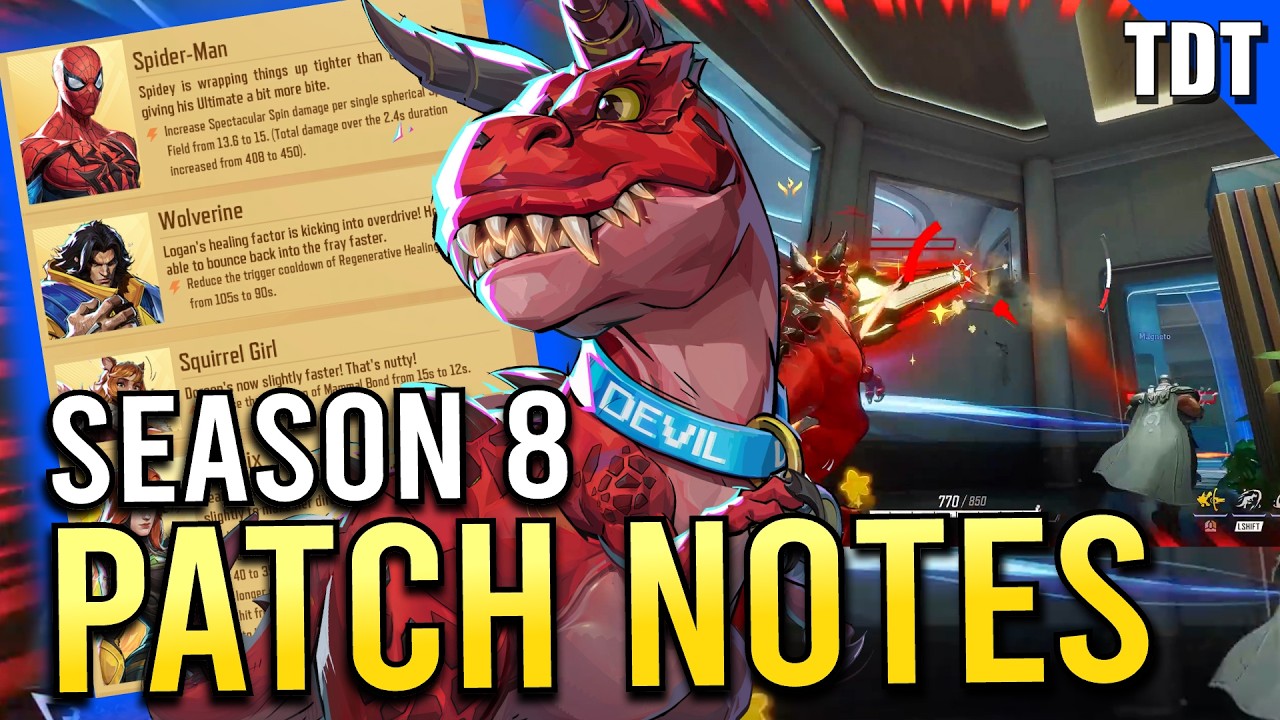 Tanks Are About to Be META? - Marvel Rivals Season 8 Update and Hero Changes background