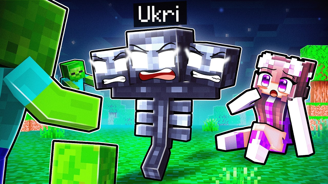 Als BABY WITHER Minecraft spielen! background