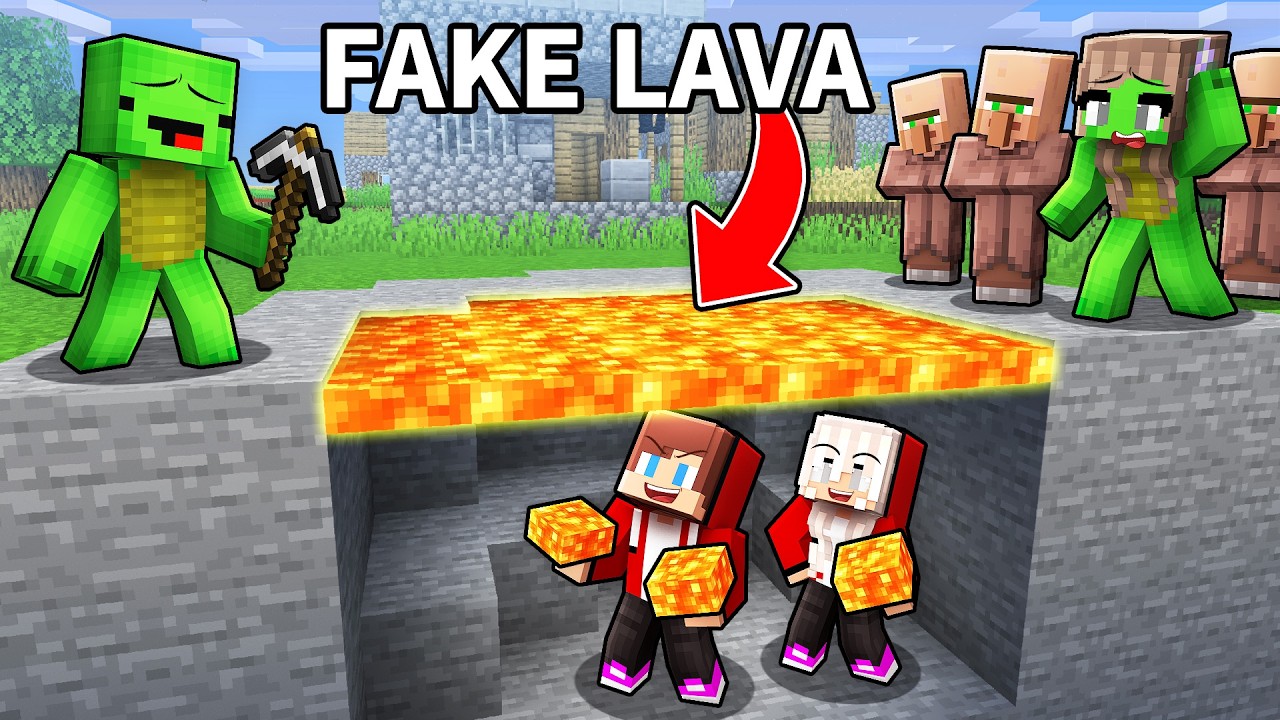 JJ Family & Mikey Family Play Hide-and-Seek with SECRET BASES (Maizen Minecraft)