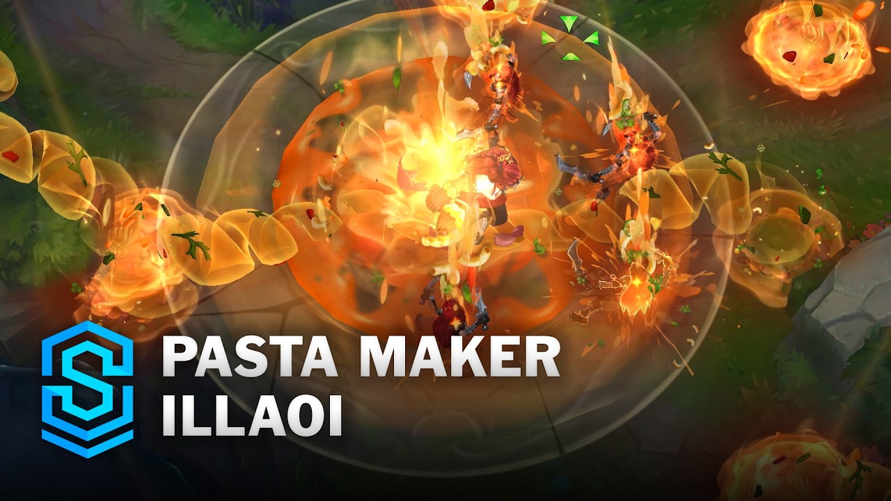 Pasta Maker Illaoi Skin Spotlight - Pre-Release - PBE Preview - League of Legends
