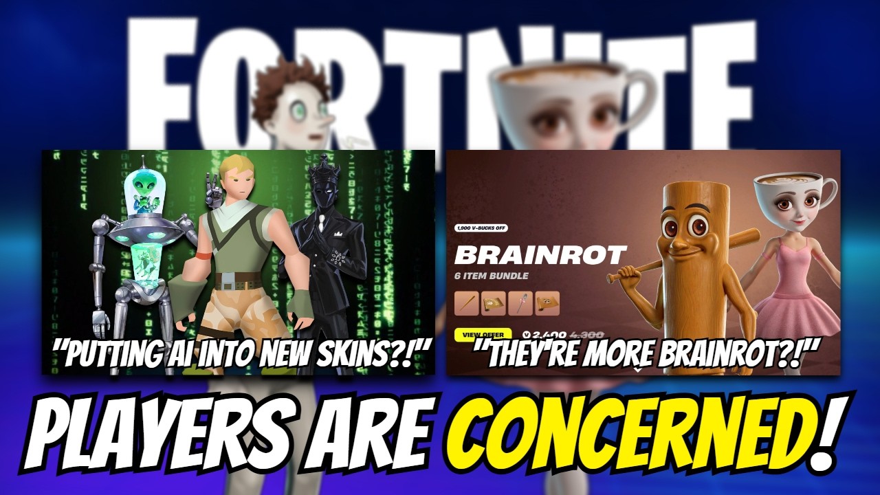 Fortnite's AI Cosmetic Controversy Continues GETTING WORSE!?