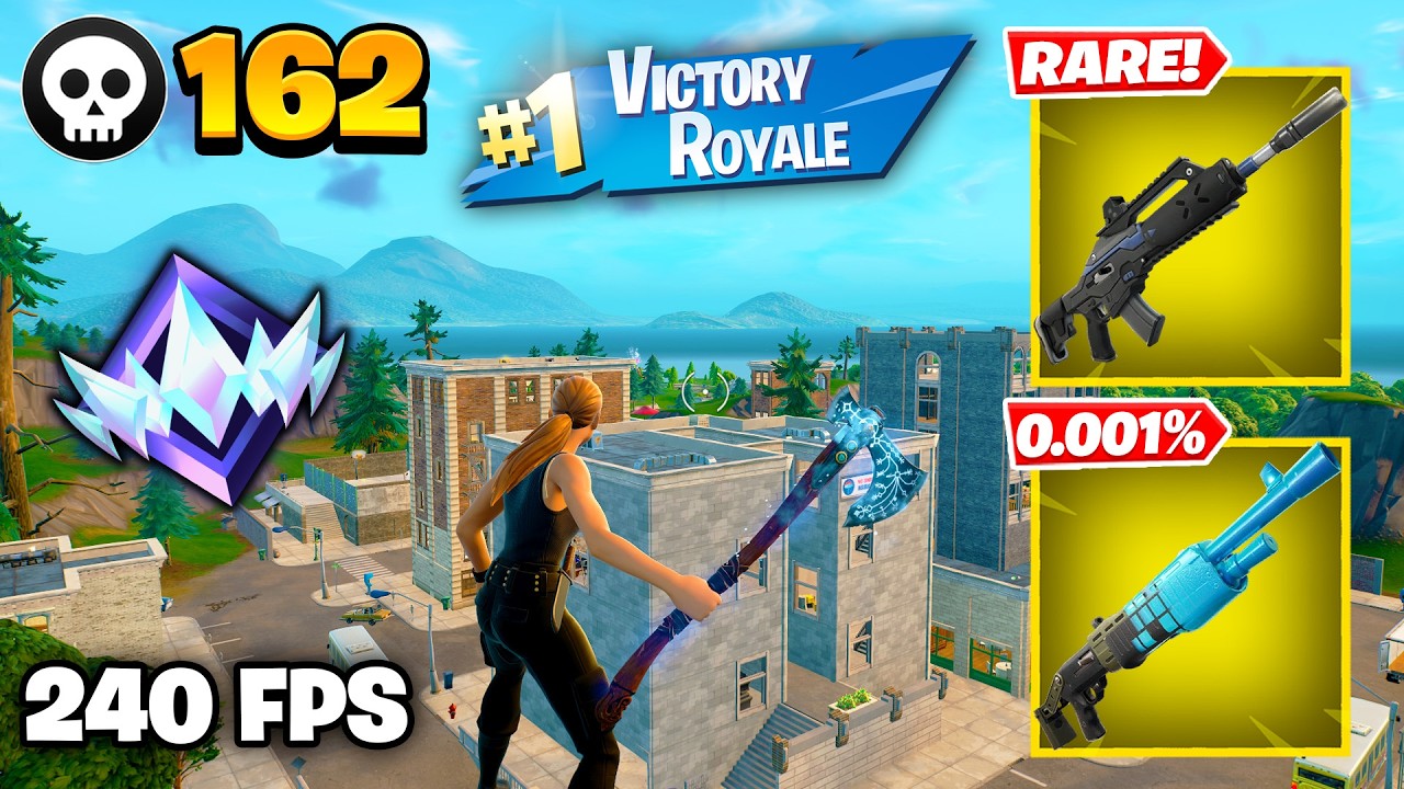 162 Elimination "RANKED RELOAD" Gameplay Wins (Fortnite Chapter 7 Keyboard & Mouse) background