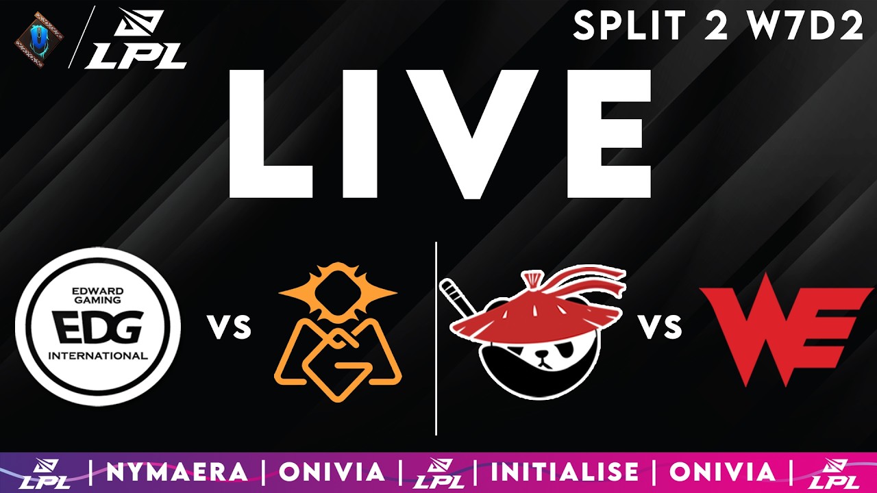 LPL 2026 Live Split 2 | LPL English with Nymaera & Initialise EDG vs OMG | WE vs AL
