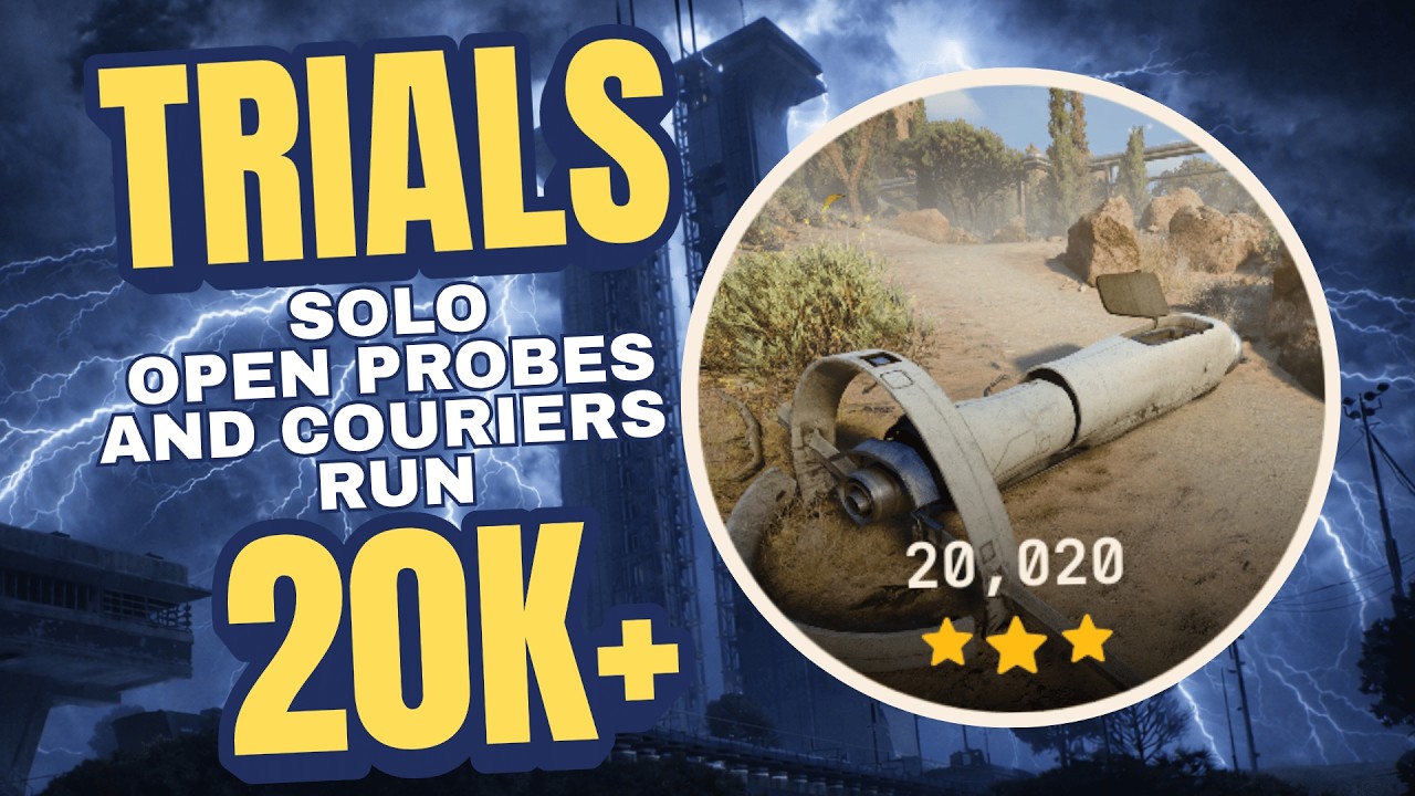 Solo Search ARC Probes, Couriers and Assessors Trials Run 20K+ | ARC Raiders