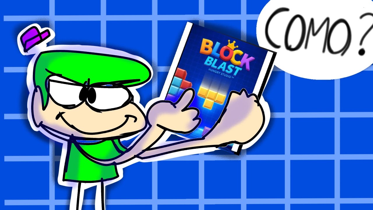 COMO VIRAR MESTRE NO BLOCK BLAST! (ANIMAÇÃO) background