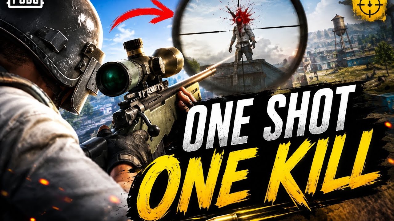 ONE SHOT ONE KILL 😱 | PUBG Sniper God Gameplay