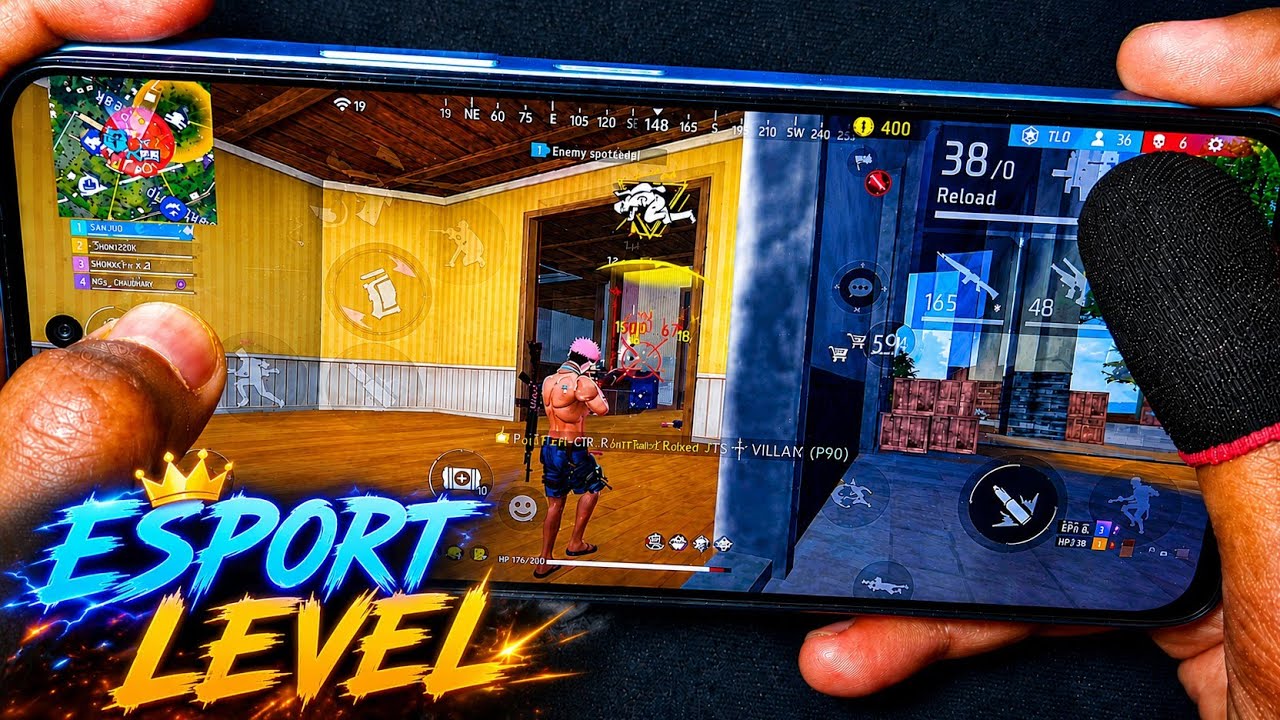 Esport Level Gameplay ๐ฅ FF Max Pro Movement Br Rank Full Mape Gameplay #freefiremax #handcam