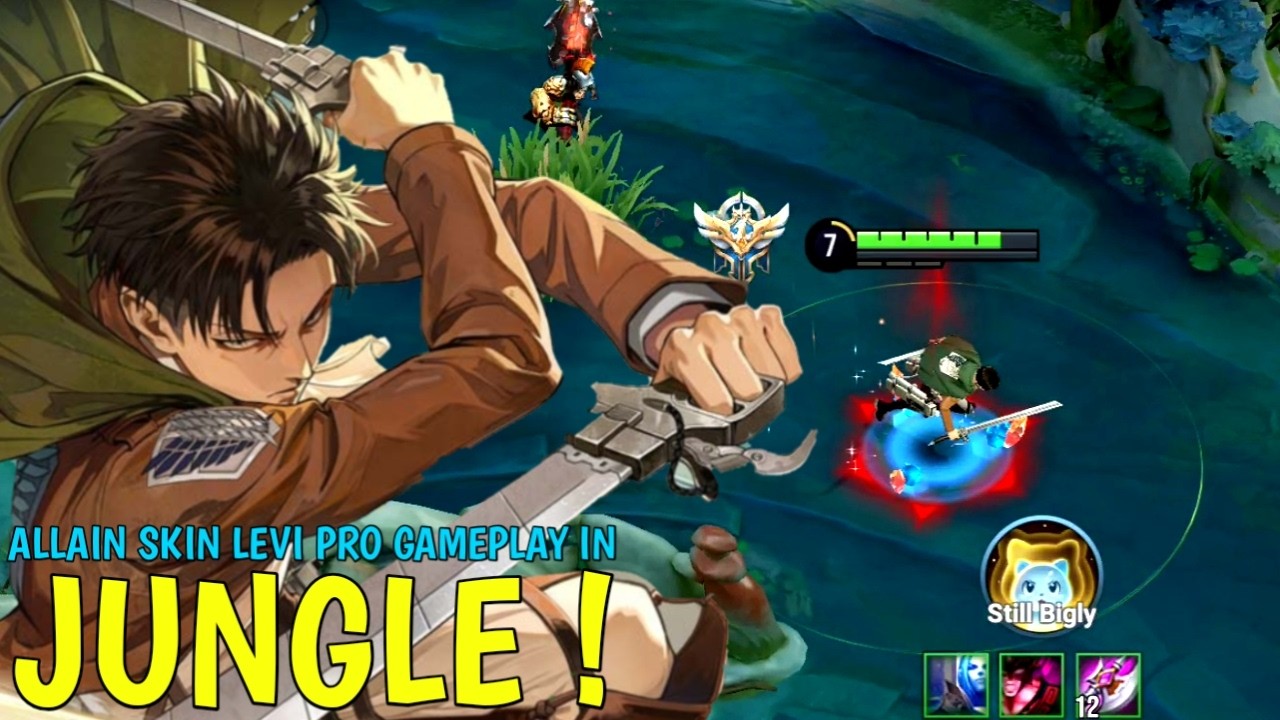 Honor Of Kings : Allain Skin Levi Pro Gameplay In Jungle | Strong Build Allain - HOK