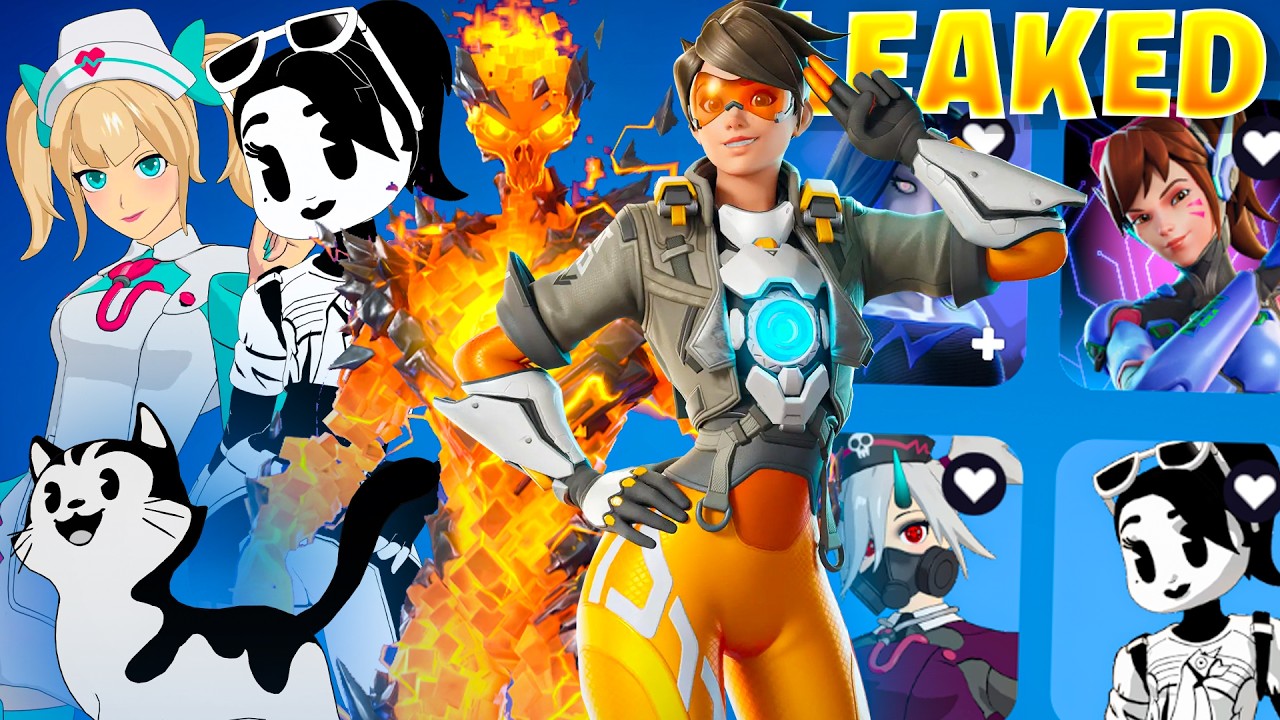 ALL NEW FORTNITE SKINS (Overwatch, Toon, Event Skin..)