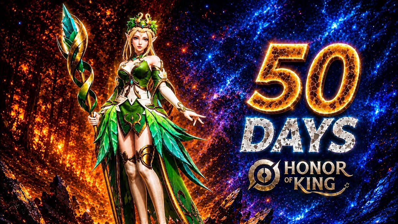 50 DAYS || HONOR OF KING || kinggamingzone-x1d