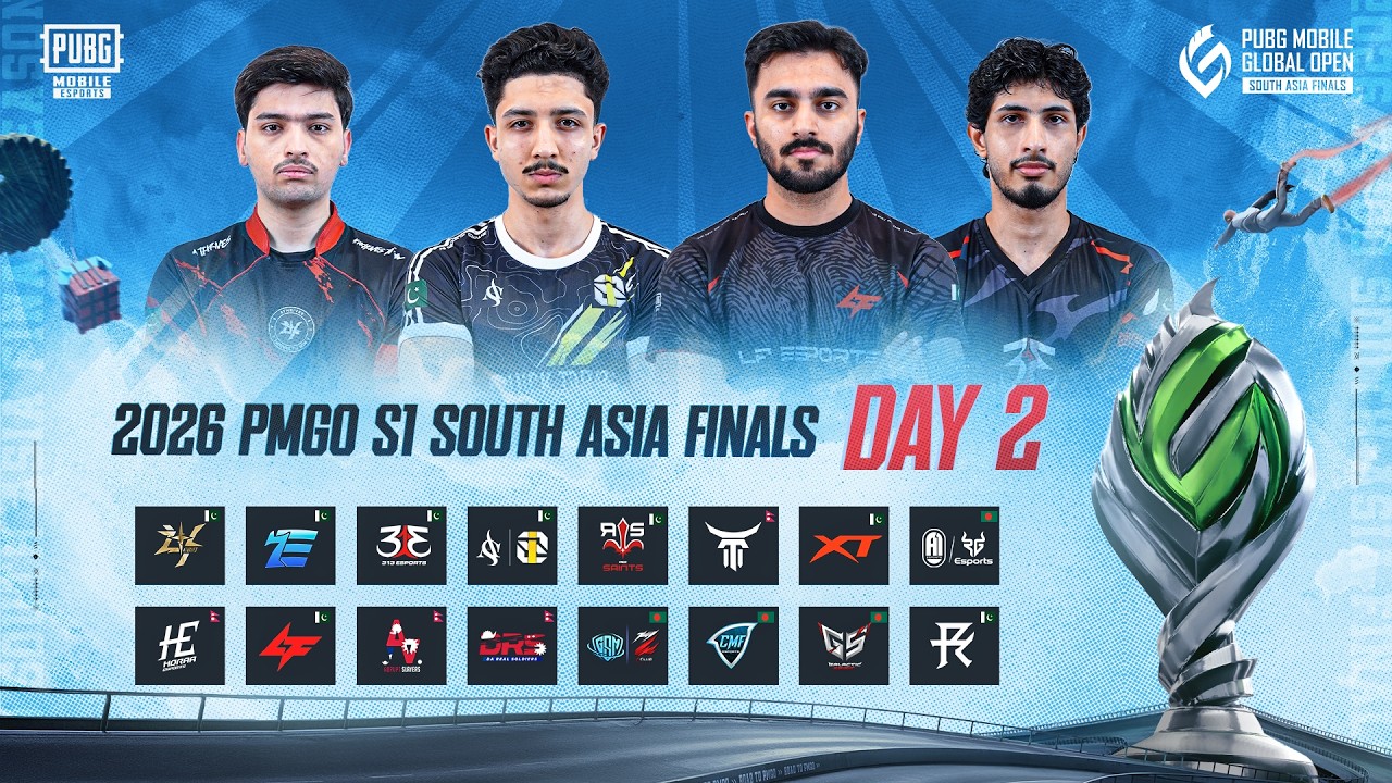 LIVE ๐ฅ 2026 PMGO S1 South Asia Finals Day 2 ๐ฎ PUBG Mobile