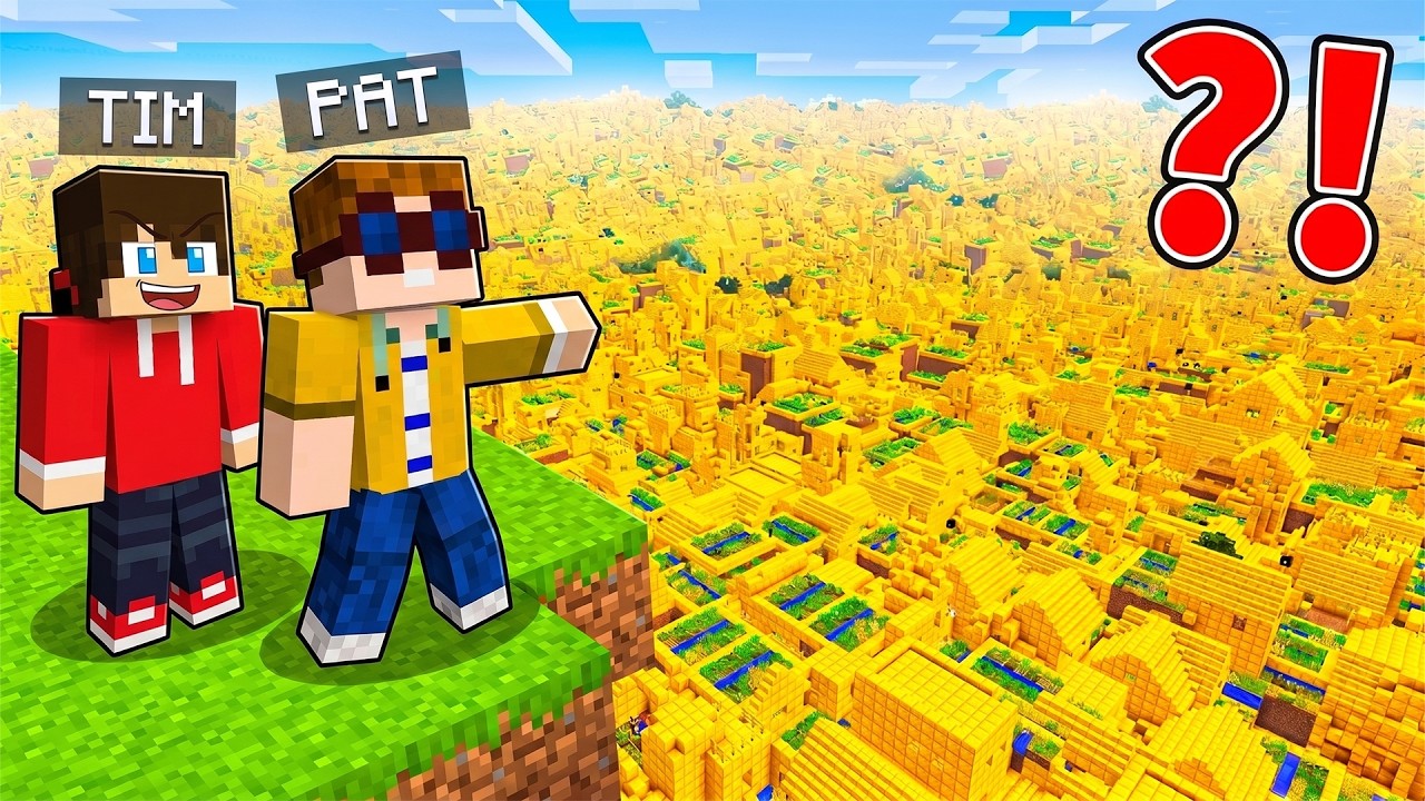 PAT FINDET ein GEHEIMES MILLIONÄR DORF! (Minecraft)