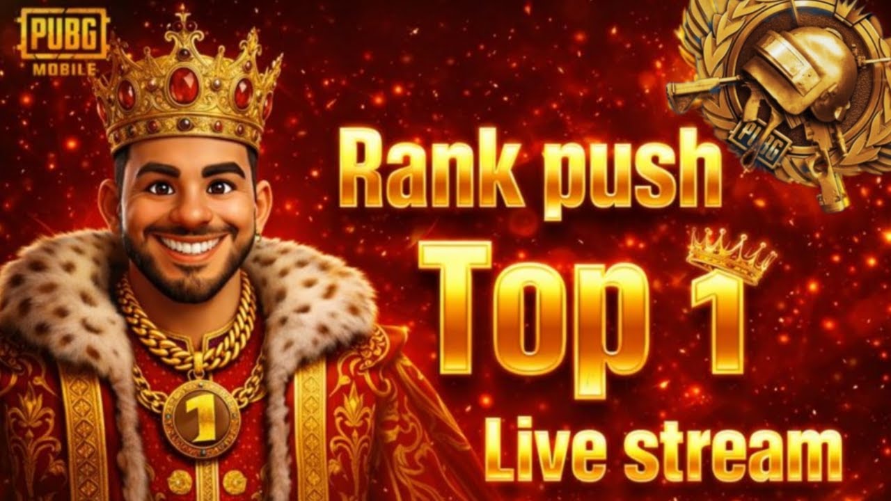 PUBG MOBILE / RANK PUSH TOP 1π₯