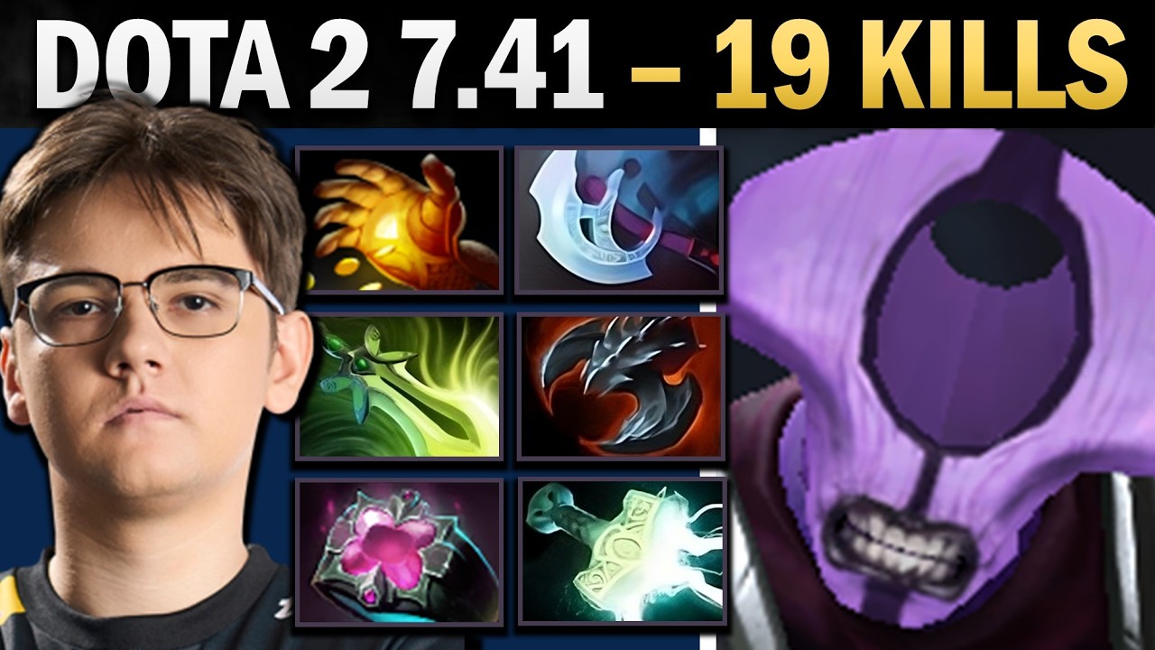 Faceless Void Dota 2 7.41 with Mjolnir and Midas - Dota Gameplay