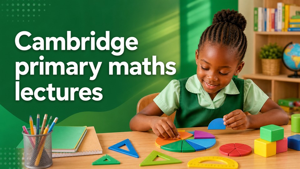 Cambridge primary maths lectures background