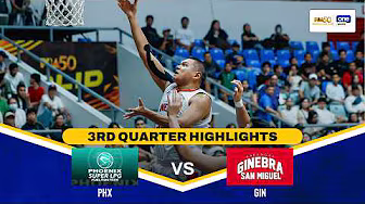 PHOENIX vs BRGY. GINEBRA | 3RD QUARTER HIGHLIGHTS | PBA SEASON 50 COMMISSIONER’S CUP background