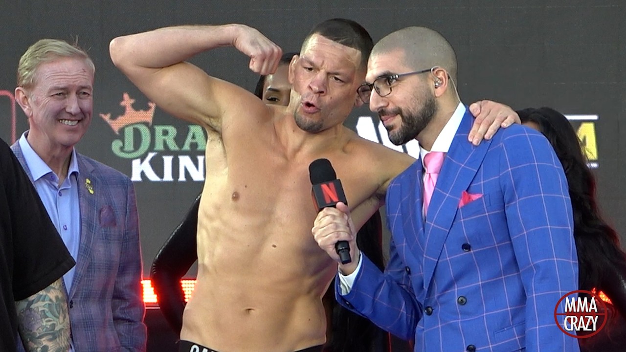 Nate Diaz last words to Mike Perry "I came here to KILL & go home unkilled" background