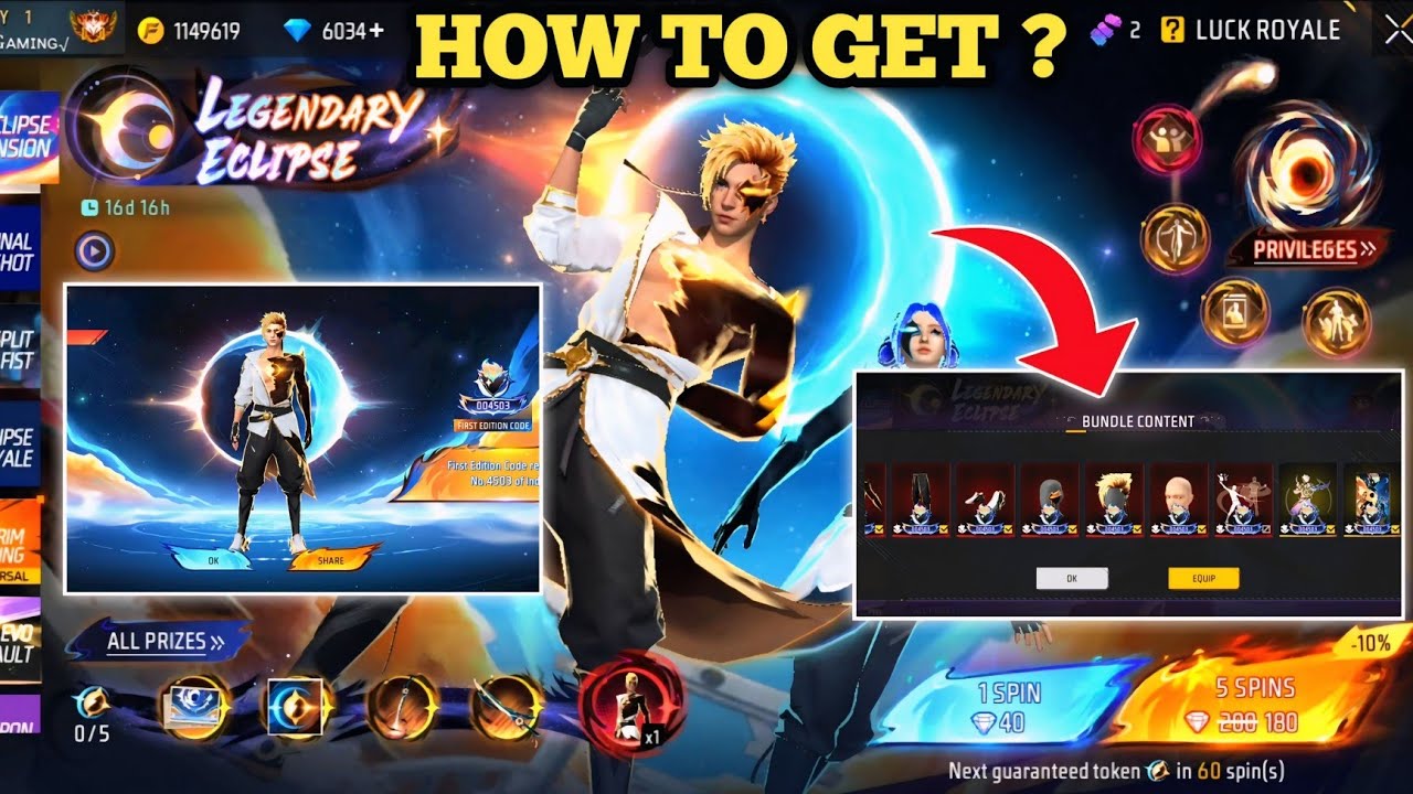LEGENDARY ECLIPSE EVENT FREE FIRE| FREE FIRE NEW EVENT| FF NEW EVENT TODAY| NEW FF EVENT