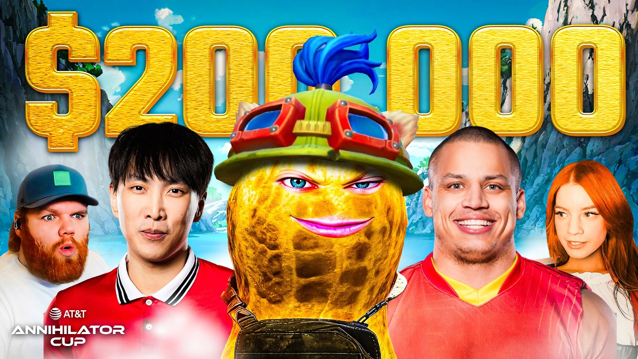 TheBurntPeanut’s Team DESTROYS Tyler1’s Team in $200,000 AT&T Annihilator Cup| League of Legends