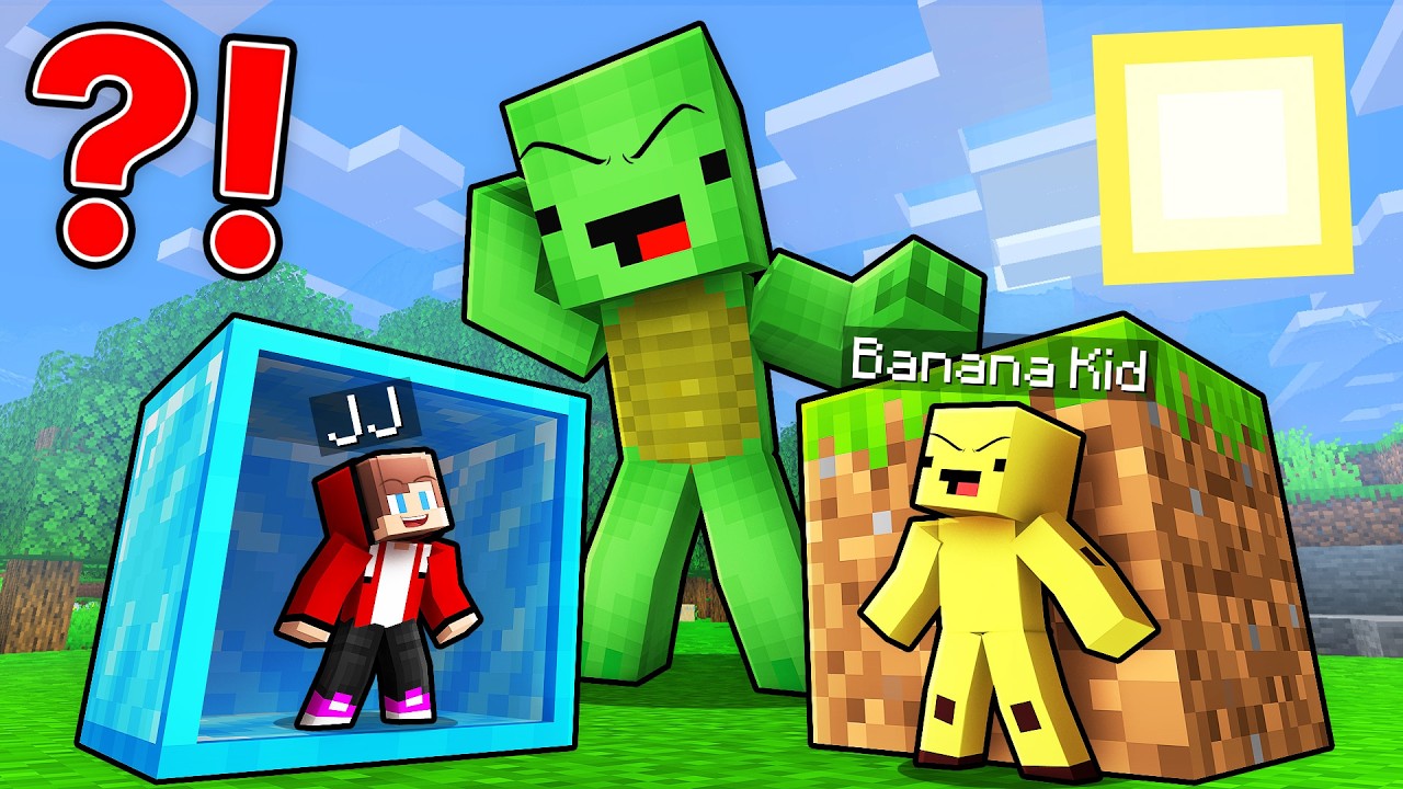 JJ and Mikey Can Change Their HEIGHT In Minecraft Hide-and-Seek...