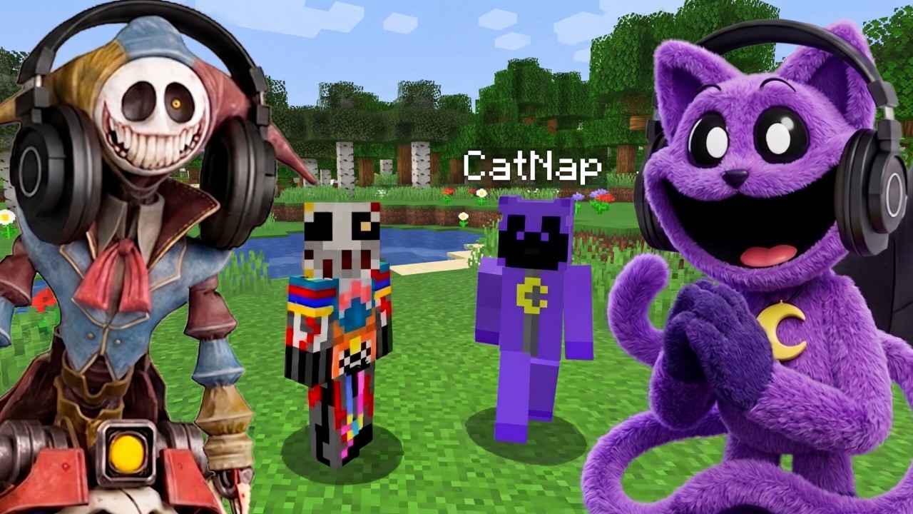 Prototype and CatNap Plays - Minecraft