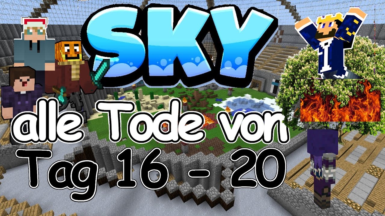 Minecraft Sky Tag 16-20 Highlights - alle Tode - MPZ background