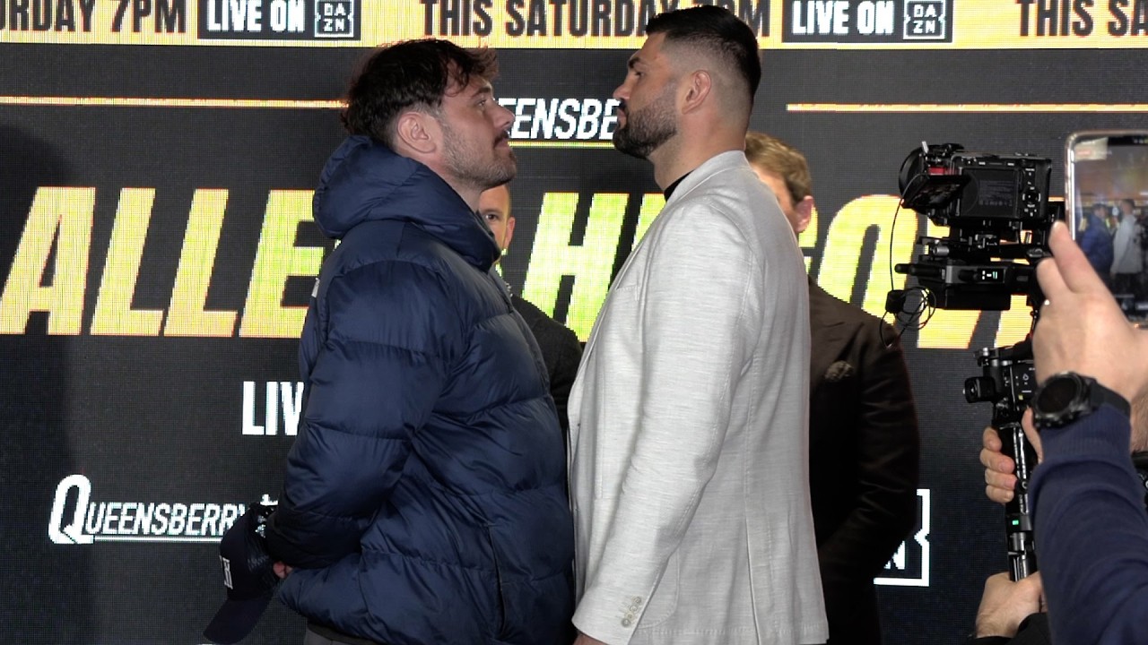 FACE OFF: Dave Allen vs Filip Hrgovic • HEAD TO HEAD in Doncaster | George Warren & DAZN Boxing