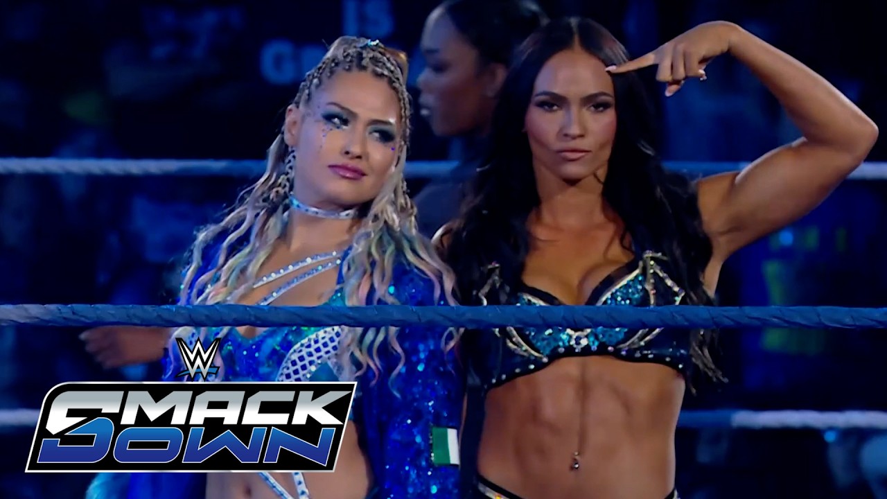 Giulia & Kiana James Entrance: WWE SmackDown, May 15, 2026 background
