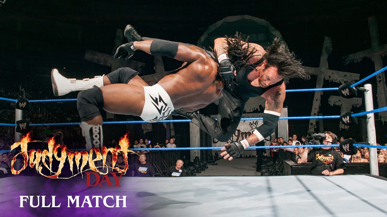 FULL MATCH: The Undertaker vs. Booker T: WWE Judgment Day 2004 background