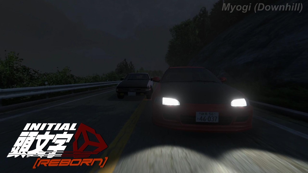 Initial Unity Reborn | Myogi (Downhill) Night Battle: Civic EG6 vs AE86
