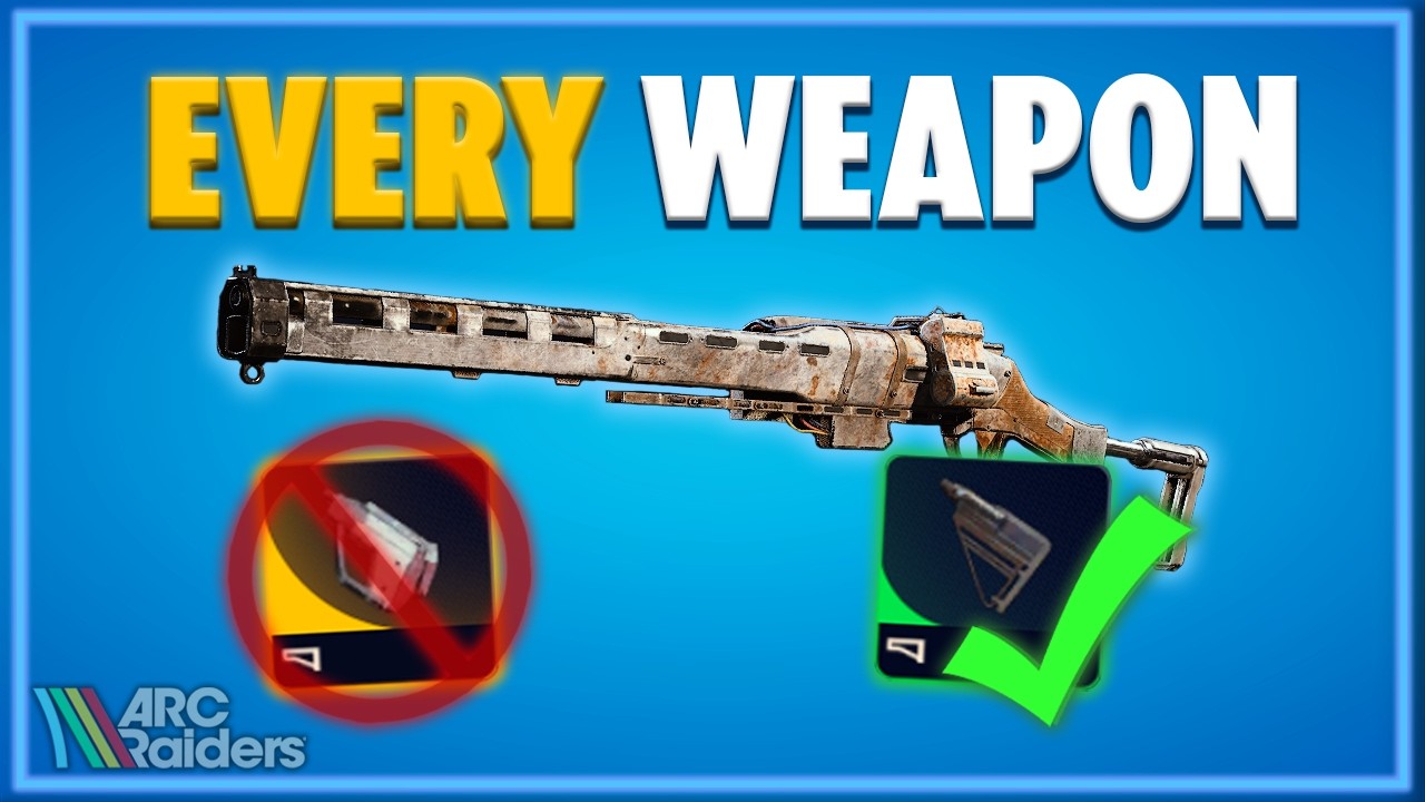The Best & Worst Attachments on EVERY Weapon in Arc Raiders