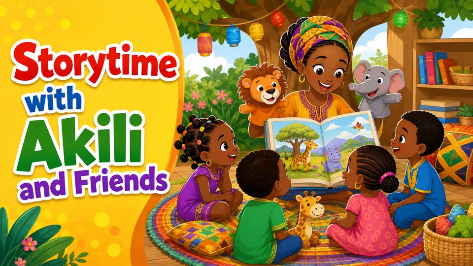 Storytime with Akili and Friends background