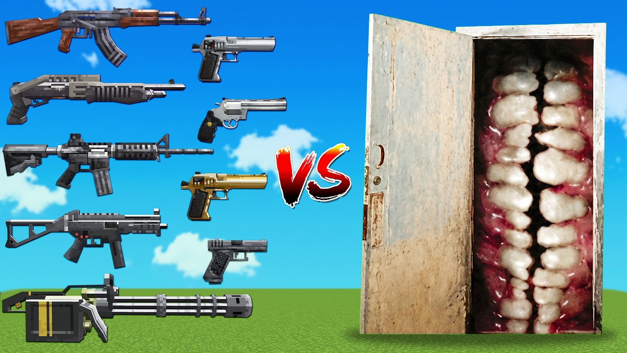 This TaCZ Gun BROKE the SMILE ROOM in Minecraft…