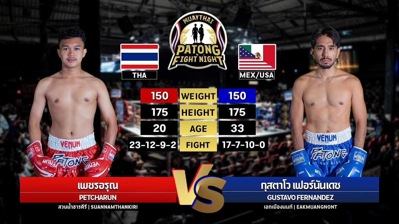 Petcharun Suan Nam Than Khiri VS Gustavo Fernandez Eakmuangnon background