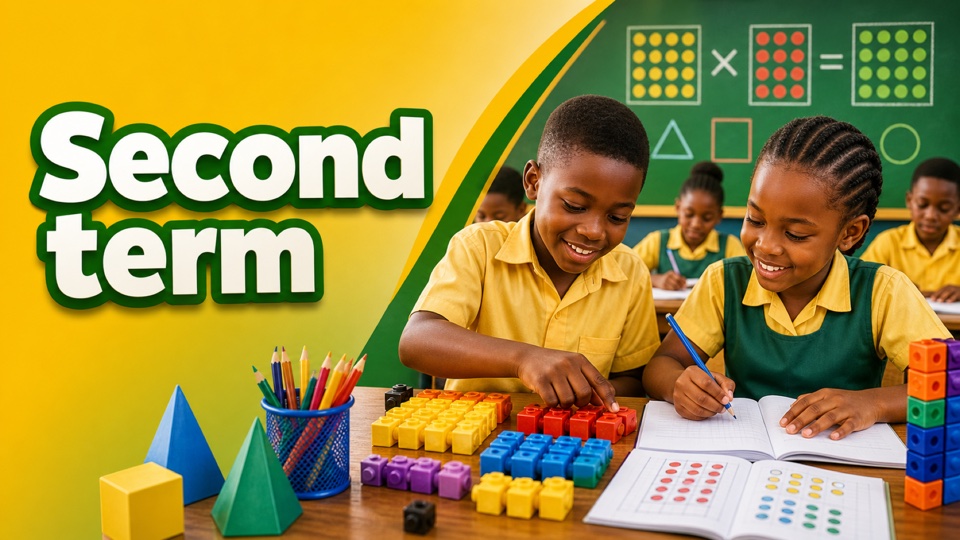 Primary 3 - Math - Second term background