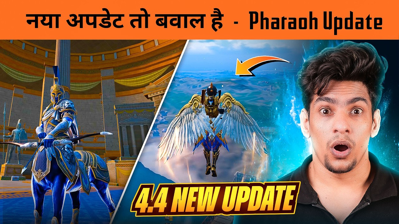 Pharaoh Mode is BACK π₯ BGMI 4.4 New Update All Powers & Abilities - BGMI New Mode Gameplay