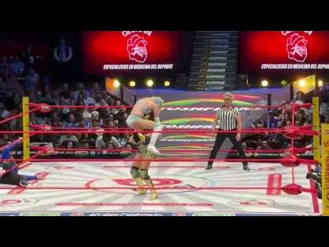 Reporte CMLL: Skadi y Kira 🆚 Zeuxis y Keira background