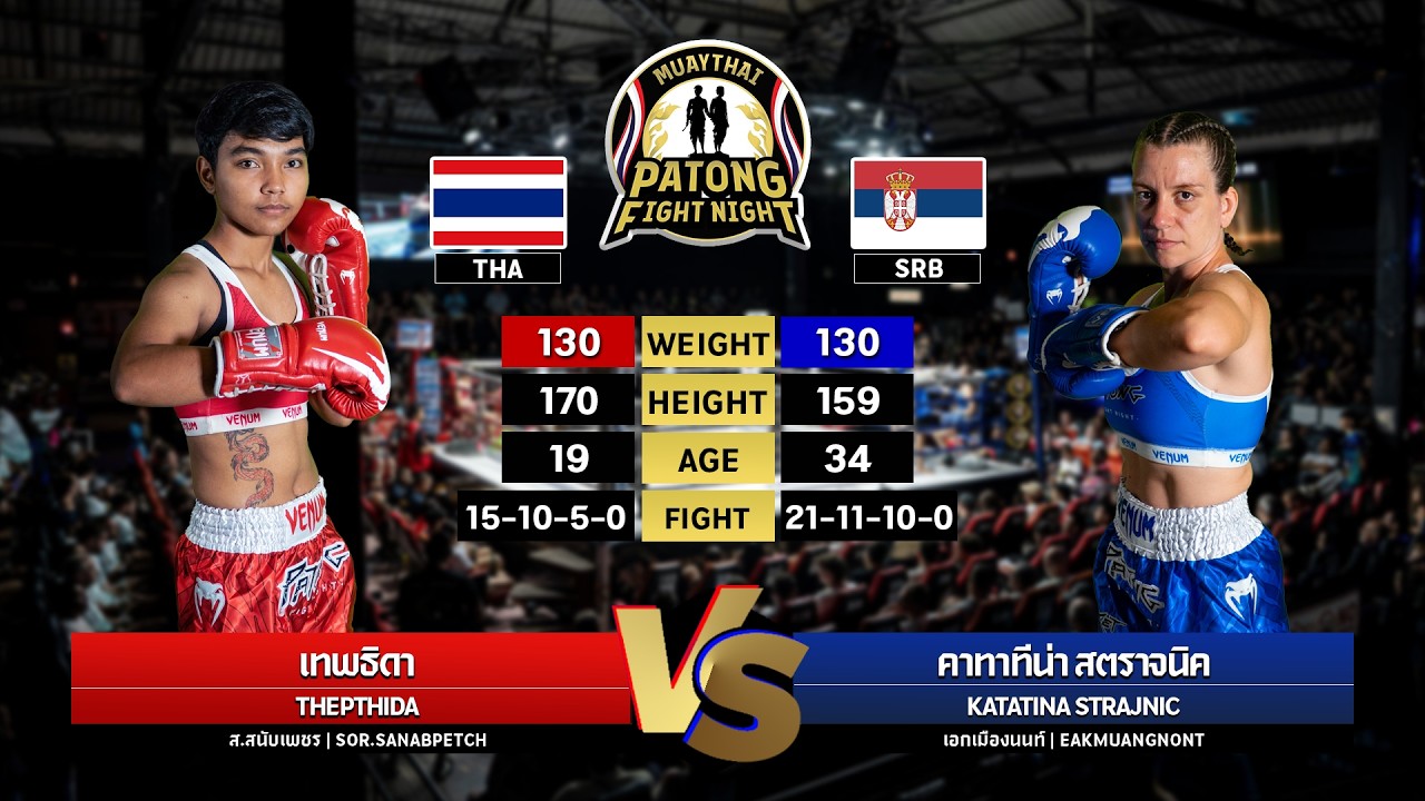 Thepthida Sor Sanubpetch VS Katarina Strajnic Eakmuangnon background